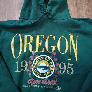 Vintage Oregon Ducks Rose Bowl 1995 Hoodie Sweatshirt